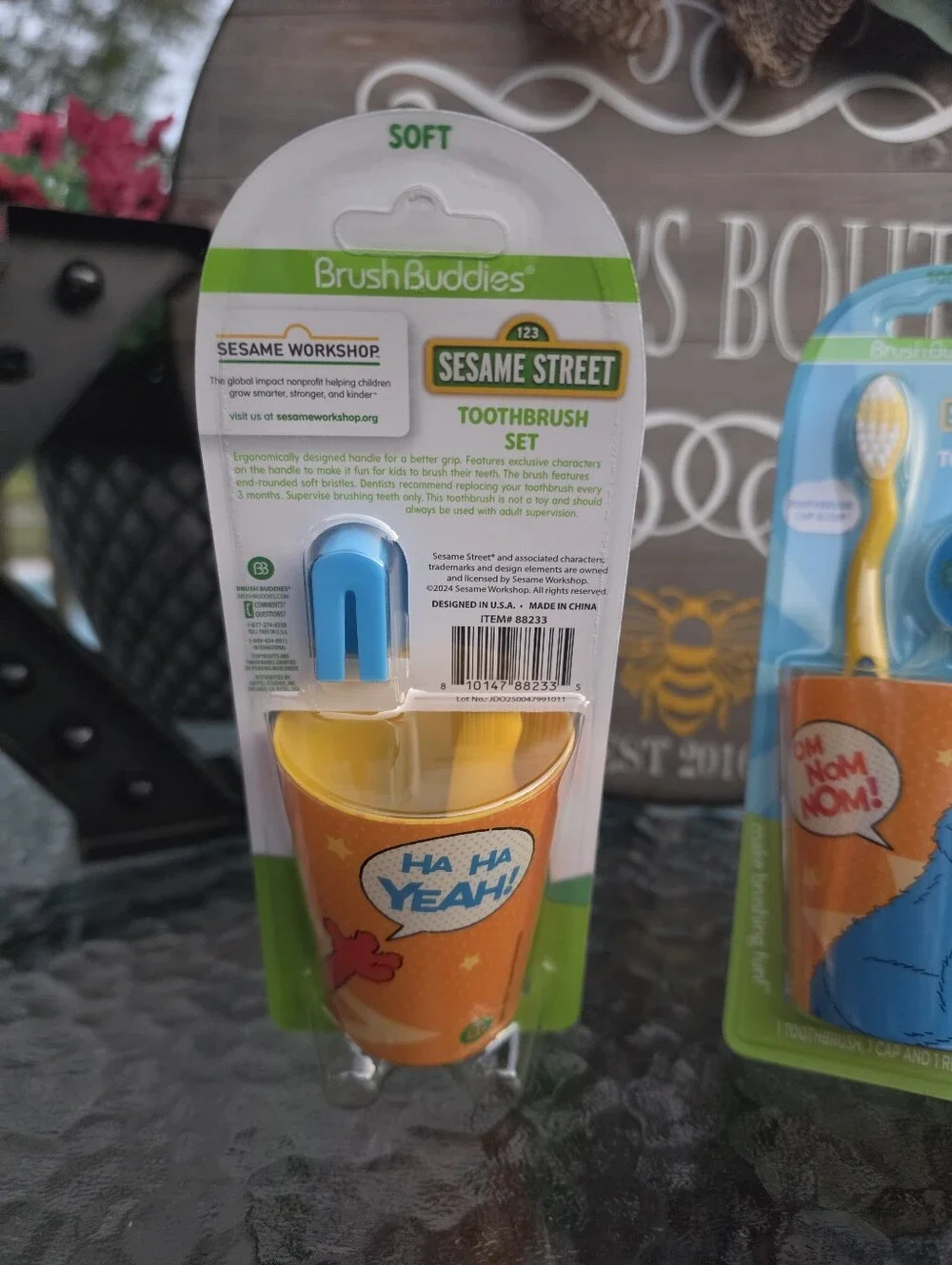 2 Sesame Street Kids Toothbrush Set